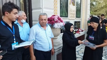 MİNGƏÇEVİR ŞƏHƏRİNDƏ ŞƏHİDLƏRİMİZİN MÖVLUDU QEYD EDİLMİŞDİR-FOTOLAR
