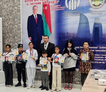 İctimai Birliyin sədri Faiq Əhmədovun Təşəbbüsü ilə "Uşaqlar Bizim Gələcəyimizdir" adlı şeir müsabiqəsi keçirildi-FOTOLAR